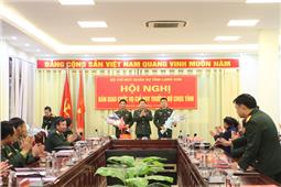 Hội nghị bàn giao chức vụ Chỉ huy trưởng Bộ CHQS tỉnh Lạng Sơn